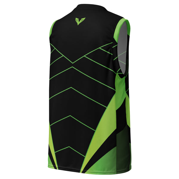 Jersey de basquete unissex de tecido reciclado